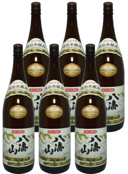 日本酒　八海山　特別本醸造　1800ml　6本入り　送料無料