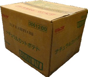 （要冷凍）　JFDA　ナチュラルカットポテト　1kg×12袋入り（1箱）